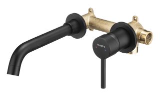 Встраиваемый смеситель для раковины Swedbe Platta 5502B чёрный