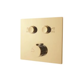 Встраиваемый смеситель для душа Vincea VSCV-421BG4, двухфункциональный, брашированное золото
