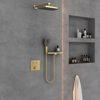 Душевой комплект Vincea VSFW-4211RBG встраиваемый, двухрежимный, брашированное золото