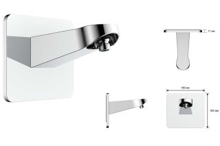 Душевой комплект Vincea VSFW-422TI3CH встраиваемый, термостатический, двухрежимный, хром