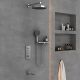 Душевой комплект Vincea VSFW-433TI2RCH встраиваемый, термостатический, трехрежимный, хром