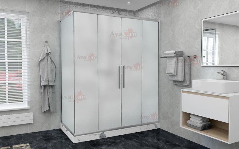 Душевой уголок AvaCan FC2 170-190 + SC100 MT хром