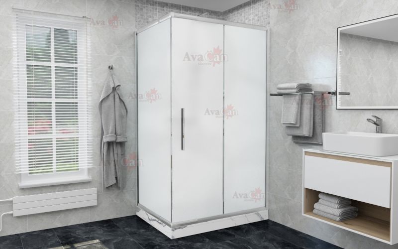 Душевой уголок AvaCan FС 140-160 + SС80 MT хром