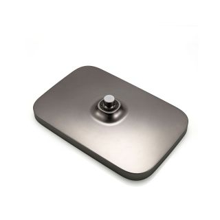 Верхний душ с держателем Vincea VSHD-41CGM вороненая сталь