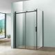 Душевой уголок Vincea Como VSR-1C9013CLB, 1300*900, черный, стекло прозрачное