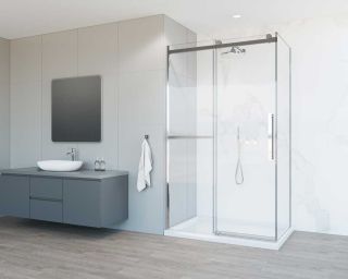 Душевой уголок Vincea Como Soft VSR-1CS9012CL, 1200*900, хром, стекло прозрачное