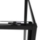 Душевой уголок Vincea Slim Soft VSR-1SS8014CLB, 1400*800, черный, стекло прозрачное