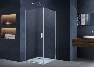 Душевой уголок Vincea Alpha VSR-3ALP9095CL, 950*900, хром, стекло прозрачное