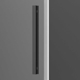 Душевой уголок Vincea Soft VSR-3SO8011CLGM, 1100*800, вороненая сталь, стекло прозрачное