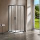 Душевой уголок Vincea Garda VSS-1G1011CLGM, 1100*1000, вороненая сталь, стекло прозрачное
