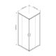 Душевой уголок Vincea Garda VSS-1G1112CLBN, 1200*1100, брашированный никель, стекло прозрачное