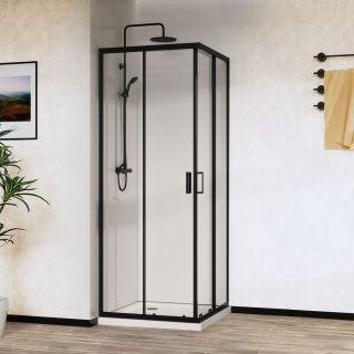 Душевой уголок Vincea City 100x 80 см VSS-5CT8010CLB
