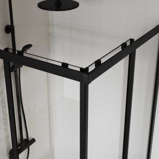 Душевой уголок Vincea City VSS-5CT900CLB 90x 90 см