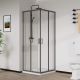 Душевой уголок Vincea City VSS-5CT8010CLGM, 1000*800, вороненая сталь, стекло прозрачное