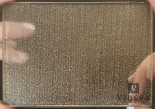 Душевая перегородка Vincea Walk-In HP Art VSW-1HP100GWBG, 1000*2000, брашированное золото, стекло с золотыми нитями