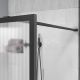 Душевая перегородка Vincea Walk-In HP Art VSW-1HP900FLGM, 900*2000, вороненая сталь, стекло рифленое