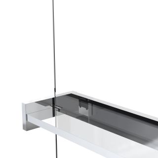 Душевая перегородка Vincea Walk-In VSW-1HR110CL, 1100*2000, хром, стекло прозрачное