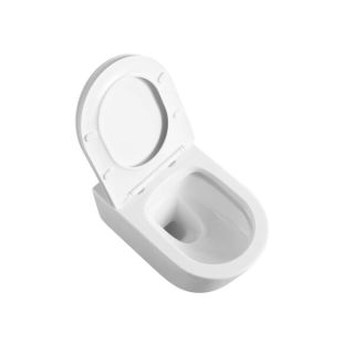 Унитаз подвесной Vincea Cute VT1-24 белый безободковый ультратонкое soft-close сиденье