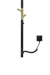 Полотенцесушитель электрический Vincea VTD-1DBE черный золото