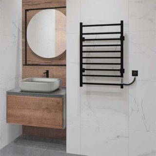 Полотенцесушитель электрический Vincea  VTD-1LBE черный