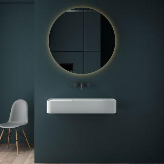 Раковина Solid Surface Vincea VWB-6S412MW, 1200*400*150, подвесная, цвет белый матовый