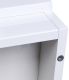 Тумба напольная под раковину Style Line "Даллас 140" СС-00002273 2 ящика, Люкс белая, PLUS под стиральную машинку
