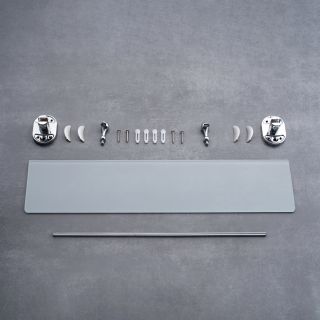 Полка для ванной комнаты РМС A8020 прямоугольная с ограничителем