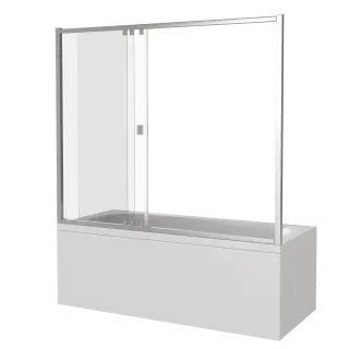 Шторка на ванну Good Door Screen WTW-150-G-CH 150 см матовое