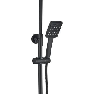 Душевая стойка Haiba HB24817-7 чёрный матовый