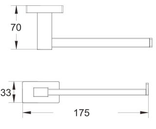 Держатель для туалетной бумаги Shevanik SG5615G золотой сатин