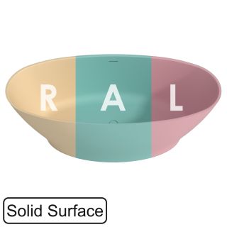 Ванна из искусственного камня WHITECROSS Glock 0221.170080.2XXXX 170x80 см RAL мат