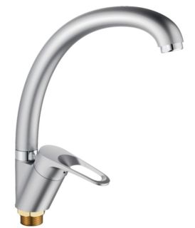 Смеситель для кухни Haiba HB4313-1 серый