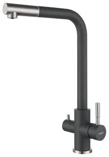 Смеситель для кухни GranFest URBAN Z-5421 темно-серый