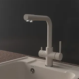 Смеситель для кухни GranFest  URBAN Z-5423 песочный