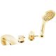 Смеситель на борт ванны Rav Slezak Dunaj DT272.5PZ золото