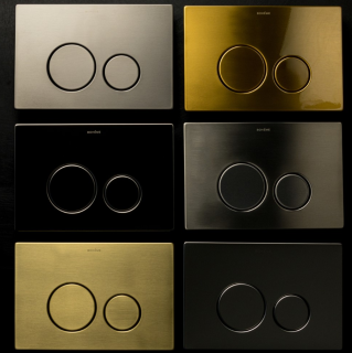 Кнопка смыва Boheme 649-B чёрный