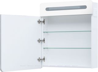 Зеркальный шкаф с подсветкой Aquanet Лукка 178955 70 см белый