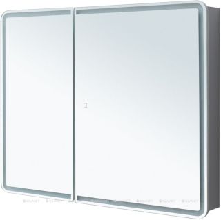 Зеркальный шкаф с подсветкой Aquanet Оптима 341427 100 см
