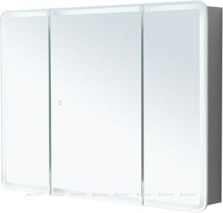 Зеркальный шкаф с подсветкой Aquanet Оптима 341428 110 см