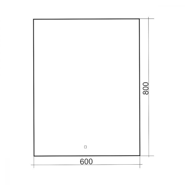 Зеркало с подсветкой ABBER See AG6103S-0.6 60см