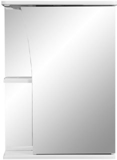 Зеркало-шкаф с подсветкой Stella Polar Винчи 50см правый белый SP-00000034