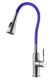 Смеситель для кухни Lemark Expert LM5082S-Violet с гибким поворотным изливом хром/фиолетовый