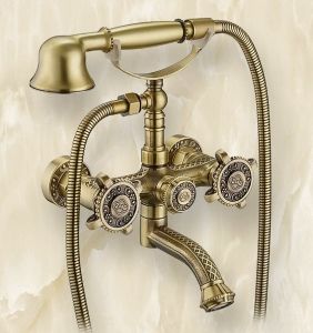 Смеситель  Zorg Antic  A 2001W-BR  для ванны и душа